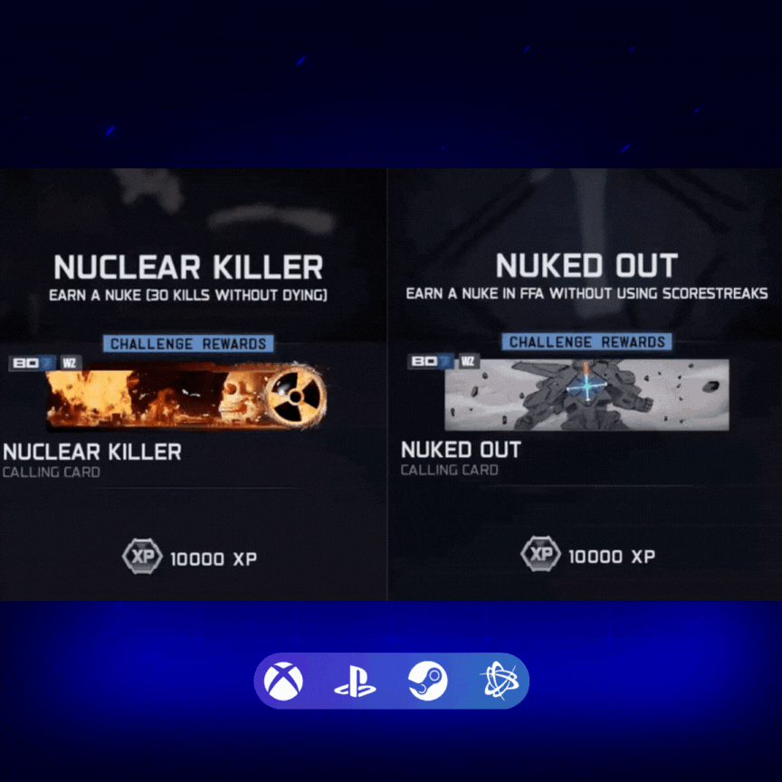 FFA Nuke Lobby (both Nuke Calling Cards)