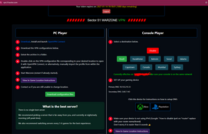 📡Sector 51 VPN For Bot Lobbies📡
